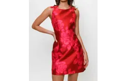Hutch Chesca Dress In Red Spacious Roses