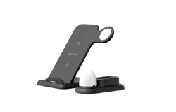 3-in-1, 15W Standing Multifunctional Wireless Charger, Cell Phone Holder, Desktop Fast Charger