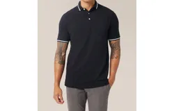 Good Man Brand Match Point Polo In Black