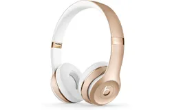 Beats Solo3 Wireless On-Ear Headphones - Apple W1 Headphone Chip&comma; Class 1 Bluetooth&comma; 40 Hours of Listening Time - Gold &lpar;Previous Model&rpar;