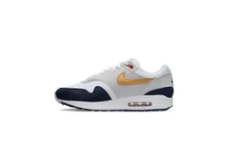 Nike Men&apos;s Air Max 1 Olympics Sneakers In Obsidian&sol;metallic Gold-White