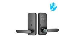 Smart lock&comma; fingerprint door lock&comma; electronic lock&comma; password door lock&comma; keyless entry door lock&comma; biometric door lock&comma; front door smart door lock &lpar;black-Tongtong Bluetooth&rpar;