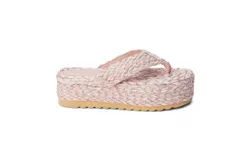 Beach By Matisse Sailor Raffia Sandal In Blush