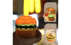 Burger night light&comma; with pencil sharpener&comma; children&apos;s learning lamp&comma; creative mini desk lamp&comma; sleep light charging Electric bedside lamp