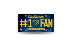 NCAA West Virginia Mountaineers License Plate