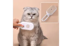 Steam Cat Brush&comma;Silicone Massage Grooming Pet Steam Brush for Cats Dogs&comma;Rechargeable Cat Steam Brush for Shedding&comma;Tangled And Hair Loss Remover Cat Brush