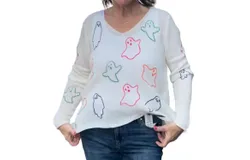 Wooden Ships Electric Ghosts Sweater In White