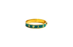 Johnny Was Garden Hinged Bracelet In Turquoise