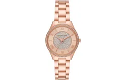 Michael Kors Lauryn Women&apos;s Watch&comma; Stainless Steel Bracelet Watch for Women ROSE GOLD