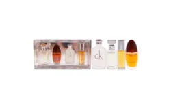 Calvin Klein Variety by Calvin Klein for Women - 4 Pc Mini Gift Set 0&period;5oz Obsession Eau de Parfum Spray&comma; 0&period;5oz CK One Eau de Toilette Splash&comma; 0&period;5oz Eternity Eau de Parfum Spray&comma; 0&period;5oz Escape Eau de Parfum Spray