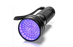 Flashlight Black Light&comma; 51 LED Blacklight Pet Urine Detector for Dog&sol;Cat Urine&comma; Dry Stains&comma; Bed Bug&comma; Resin Curing&comma; Scorpions Finder