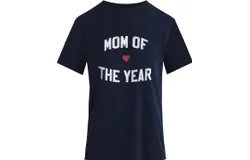 Favorite Daughter Mom Of The Year Tee&comma; Navy