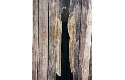 L&b Creations Long Sequin Duster In Rose Gold