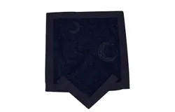 Midnight Moon Bamboo Muslin Security Baby Blankie
