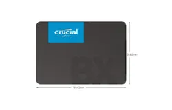 Crucial BX500 2TB 3D NAND SATA 2&period;5-Inch Internal SSD&comma; up to 540MB&sol;s - CT2000BX500SSD1&comma; Solid State Hard Drive
