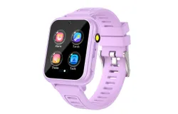 Kids Smart Watch for Kids with 16 Puzzle Games HD Touch Screen Camera Music Player Pedometer Alarm Clock Calculator Flashlight 12&sol;24hr Kids Watches Gift for 4-12 Year Old&lpar;Purple&rpar;