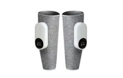 Leg Massager for Circulation and Pain Relief&comma; Calf Air Compression Massager with Heat&comma; Leg Massager with 3 Intensities&comma; 3 Modes&comma; Easy to use&comma; Muscle Relaxation&comma; Gifts &lpar;1 Pair&rpar; Grey