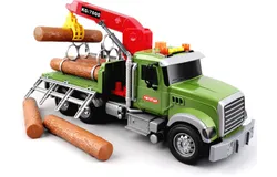 Kids Toys for 3 4 5 6 7 Years Old Boys&comma; 15" Large Tow Truck Toy&comma;Friction Powered Transport Truck Crane Toy with Lights and Sounds&comma;with Roadster&comma;Toddlers Gifts&comma; Yellow
