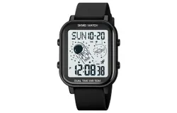 SKMEI Digital Watch Men&comma; Mens Ultra-Thin Digital Sports Watch LED Screen Military Waterproof Wrist Watches for Men Casual Stopwatch Alarm Countdown Army Watch