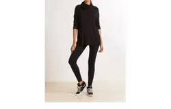 Sanctuary Find Me Lounging Tunic Top In Black