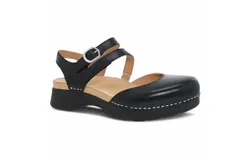 Dansko Women&apos;s Rissa Platform Cloggy Shoes In Jane In Black
