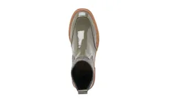 Dolce Vita Women&apos;s Saline H2O Booties In Dark Olive Crinkle Patent
