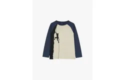 Yporque Boy&apos;s Climber Front & Back Tee In Slate