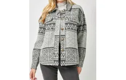 Mystree Nichole Jacket In Grey&sol;charcoal