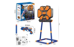 Digital electronic scoring target 10 points children's toys smart sensor shooting target stand For shooting practice, suitable for boys and girls over 10 years old children's shooting game toys-Square target with bracket