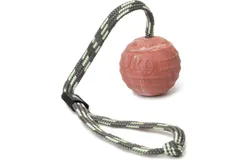 IDC Natural Rubber Ball with Closable Handle&comma; Horizontally Grooved&comma; 60 mm