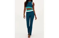 Beach Riot Amalfi Legging Pants In Navy