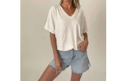 Six&sol;fifty Rae Top In Ivory