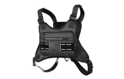 Breathable Sports Chest Bag Water Resistant Reflective Front Running Vest Bag for Men