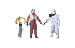 Star Wars&colon; The Force Awakens 3&period;75 Inch 2 Pack Snap Wexley and First Order Snowtrooper Officer