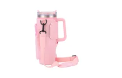 Amazon Stanley 40oz Ice Cup Car Cup Cover Water Bottle Insulation Cover-pink