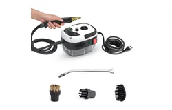 2500W Portable Handheld Steam Cleaner High Temperature Pressurized Steam Cleaning Machine with Brush Heads for Kitchen Furniture Bathroom Car