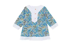 Petit Confection Girls&apos; Paisley Print Tunic In Blue