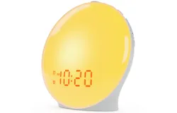 Wake Up Light Sunrise Alarm Clock for Kids&comma; 7 Colors&comma; 7 Natural Sounds&comma; Ideal for Gift