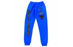Roku Studio Men&apos;s Rhinestone Stoned Joggers In Royal Blue