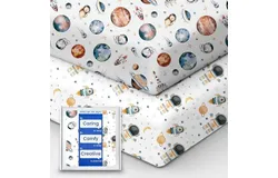 Premium Fitted Baby Boy Crib Sheets for Standard Crib Mattress Ultra-Soft Jersey Knit Crib Mattress Sheet&comma; Safe and Snug&comma; Durable&comma; Stylish Crib Sheet&comma; 28&apos;&apos;x52&apos;&apos;x9&apos;&apos; Extra Deep Pocket
