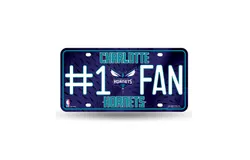 NBA Charlotte Hornets License Plate