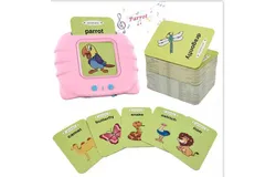 Children&apos;s enlightenment early education intelligent card learning machine puzzle English card machine baby card 224WordsinTotal&lpar;12 different kinds of card&rpar;