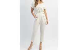 Mable Top &plus; Bottom Joint Jumpsuit In Cream
