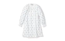 Petite Plume Girl&apos;s Twill Delphine Nightgown In Happy Hanukkah