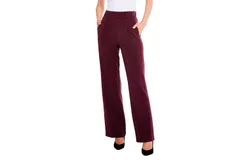 Nic &plus; Zoe Avenue Wide Leg Pants In Redwood