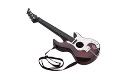 Muslady Children Simulation Bass Guitar 4-String Mini Musical Instrument Educational Guitar Bass Toy for Kids Beginners 19 inches