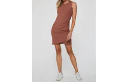 Another Love Yulia Dress In Adobe