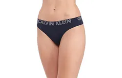 Calvin Klein Ultimate Cotton Thong Panty In Shorline Blue