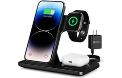 Foldable 3 in 1 wireless charger&comma; 15W fast charger for watch apple 14&sol;13&sol;12pro max