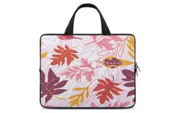 Leaves Laptop Bag Women Man 10 12 13 15 17 Inch Office Notebook Travel Computer Handbag Waterproof Bag Notebook Cover